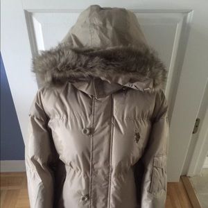 US POLO ASSN WOMEN’S PARKA PUFFER JACKET